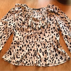 Leopard Print Zara Blouse
